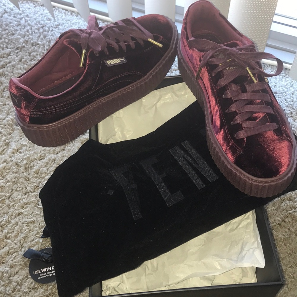 Rihanna's PUMA FENTY CREEPER sneaker -Royal Purple